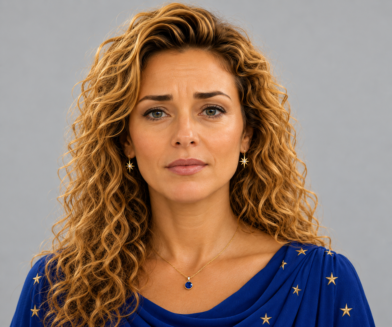 Lady Europa — Concerned expression